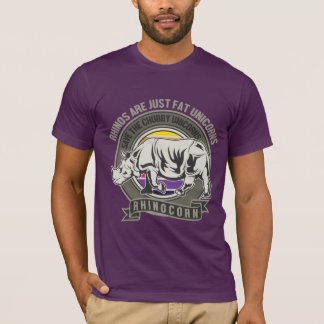 Rhinos sind nur fette Unikate T - Shirt