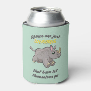 Rhinos sind Unicorns Dosenkühler