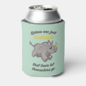 Rhinos sind Unicorns Dosenkühler (Kanne Rückseite)