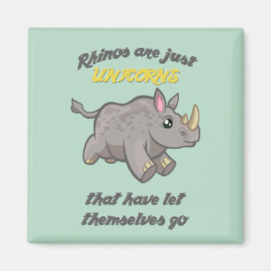 Rhinos sind Unicorns Magnet