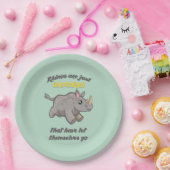 Rhinos sind Unicorns Pappteller (Party)