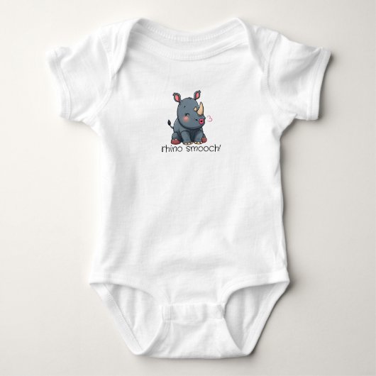 Rhinosmooch! Baby Bodysuit Baby Strampler (Vorderseite)