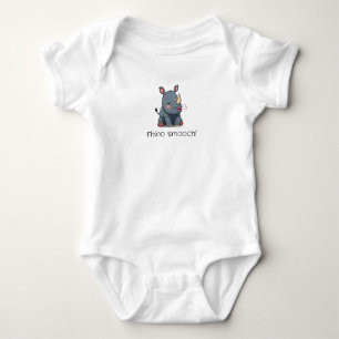 Rhinosmooch! Baby Bodysuit Strampler