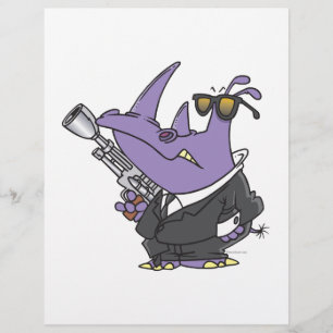 Rhinospionage-Cartoon für geheimer Agent