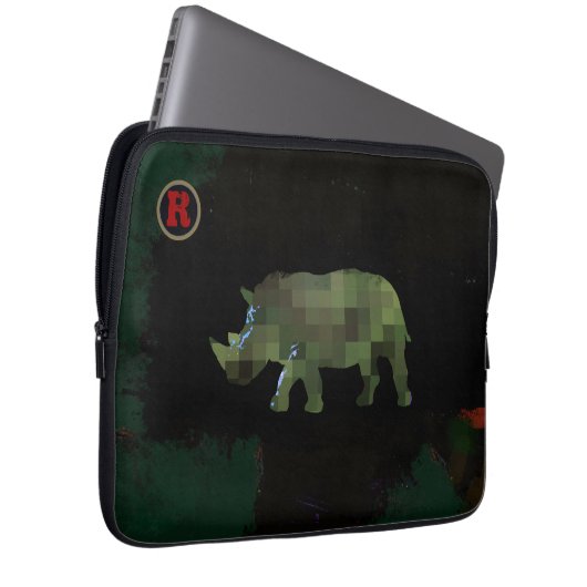 Rhinotierkunst Laptopschutzhülle (Vorne Rechts)