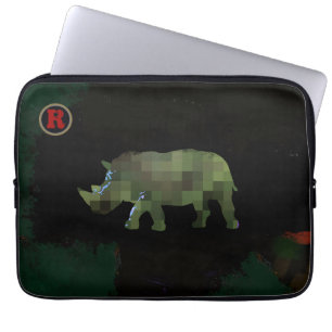 Rhinotierkunst Laptopschutzhülle