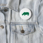 Rhinozeros aus Kleeblättern Button (Beispiel)