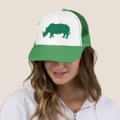 Rhinozeros aus Kleeblättern Truckerkappe (Beispiel)