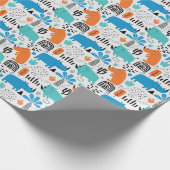 Rhinozeros! Geschenkpapier (Ecke)