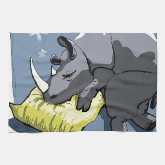 Rhinozeros Geschirrtuch