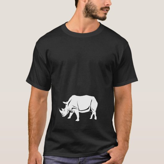 Rhinozeros T-Shirt (Vorderseite)