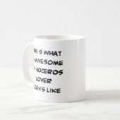 Rhinozeroslover, phantastisch kaffeetasse (Vorderseite Links)