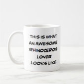 Rhinozeroslover, phantastisch kaffeetasse (Links)
