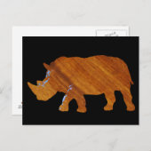 Rhinozoi Postkarte (Vorne/Hinten)