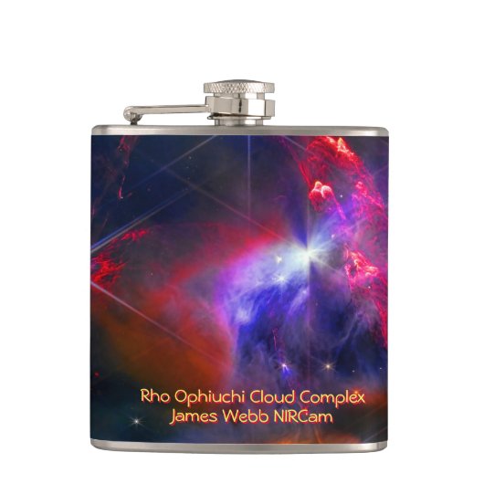 Rho Ophiuchi Cloud Complex - James Webb NIRCam Flachmann (Vorderseite)