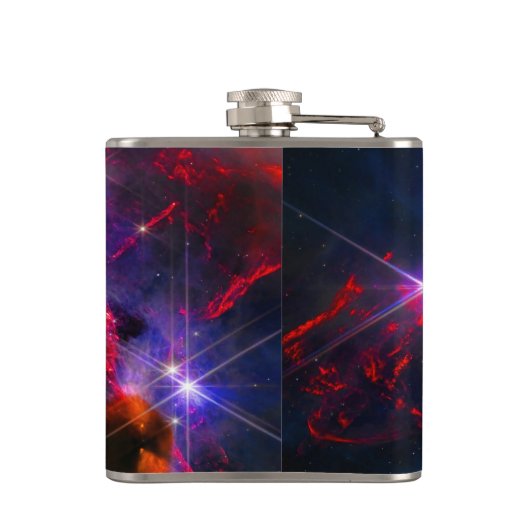 Rho Ophiuchi Cloud Complex - James Webb NIRCam Flachmann (Rückseite)