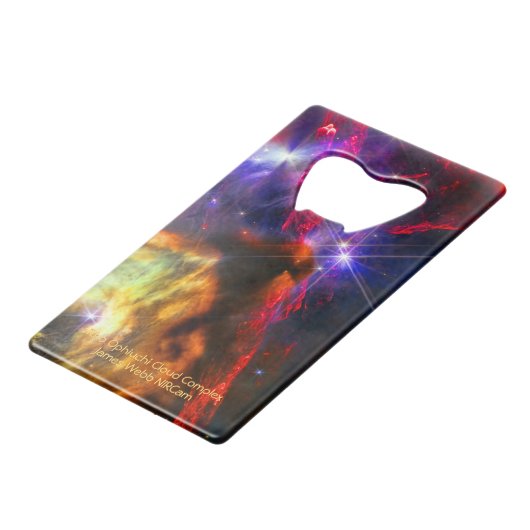 Rho Ophiuchi Cloud Complex - James Webb NIRCam Geldbeutel Flaschenöffner (Vorderseite Schrägansicht)