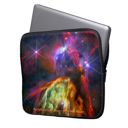 Rho Ophiuchi Cloud Complex - James Webb NIRCam Laptopschutzhülle (Vorderseite Links)