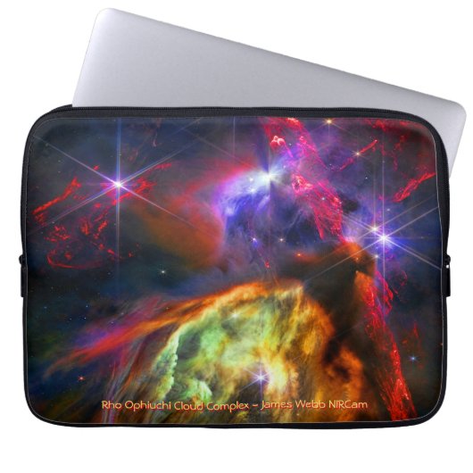 Rho Ophiuchi Cloud Complex - James Webb NIRCam Laptopschutzhülle (Vorderseite)