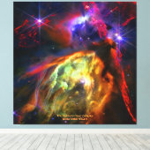 Rho Ophiuchi Cloud Complex - James Webb NIRCam Leinwanddruck (Insitu (Holzboden))