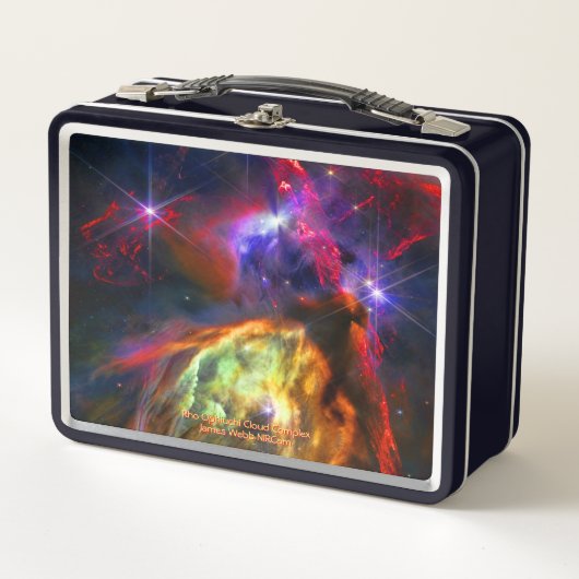 Rho Ophiuchi Cloud Complex - James Webb NIRCam Metall Brotdose (Vorderseite)