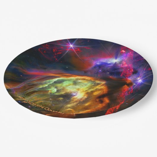 Rho Ophiuchi Cloud Complex - James Webb NIRCam Pappteller (Schrägansicht)