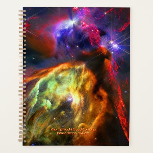 Rho Ophiuchi Cloud Complex - James Webb NIRCam Planer (Vorderseite)