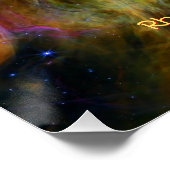 Rho Ophiuchi Cloud Complex - James Webb NIRCam Poster (Ecke)