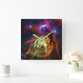 Rho Ophiuchi Cloud Complex - James Webb NIRCam Quadratische Wanduhr (Zuhause)