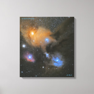 Rho Ophiuchi Cloud Komplex Canvas Print Leinwanddruck
