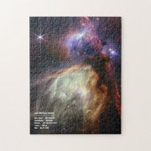 Rho Ophiuchi Jubiläumsbild von JWST Telescope Puzzle (Vertikal)