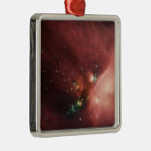 Rho-Ophiuchi-Nebel 2 Silbernes Ornament (Rechts)