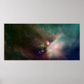 Rho Ophiuchi-Nebel Poster (Vorne)