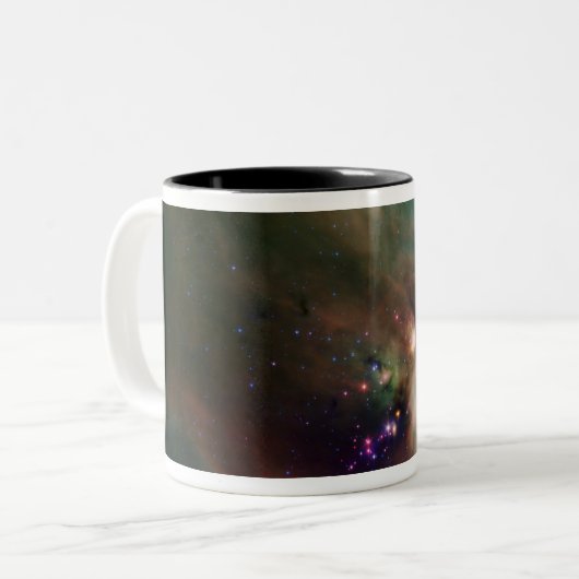 Rho Ophiuchi-Nebel Zweifarbige Tasse (Vorderseite Links)
