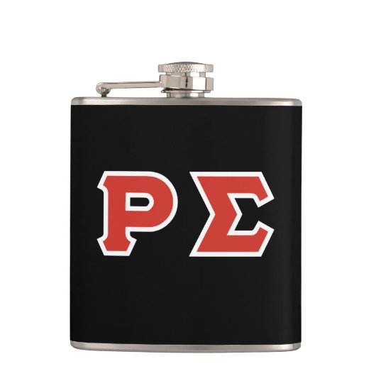 Rho Sigma Flask Flachmann (Vorderseite)