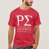 Rho Sigma Red Shirts T - Shirt (Vorderseite)