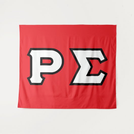 Rho Sigma Tapestry Wandteppich (Vorderseite (Horizontal))