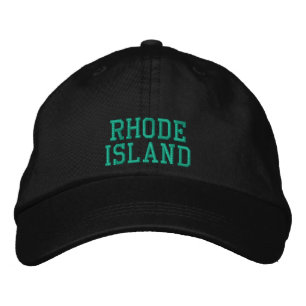 RHODE-INSEL BESTICKTE BASEBALLKAPPE