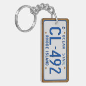 Rhode Island 1986 Vintager Schlüsselanhänger (Vorderseite links)