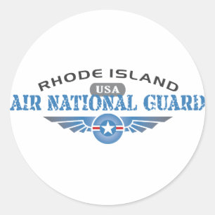 Rhode Island Air National Guard Runder Aufkleber