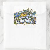 Rhode Island Aufkleber (Tasche)