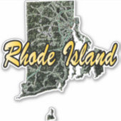 Rhode Island Aufkleber (Vorderseite)