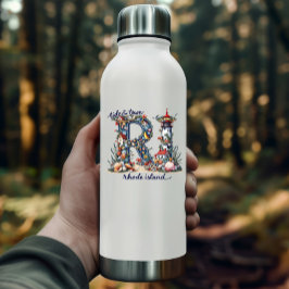 Rhode Island Aufkleber | Tide & Town Coastal Desig