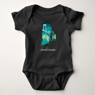 Rhode Island Baby Bodysuit Baby Strampler
