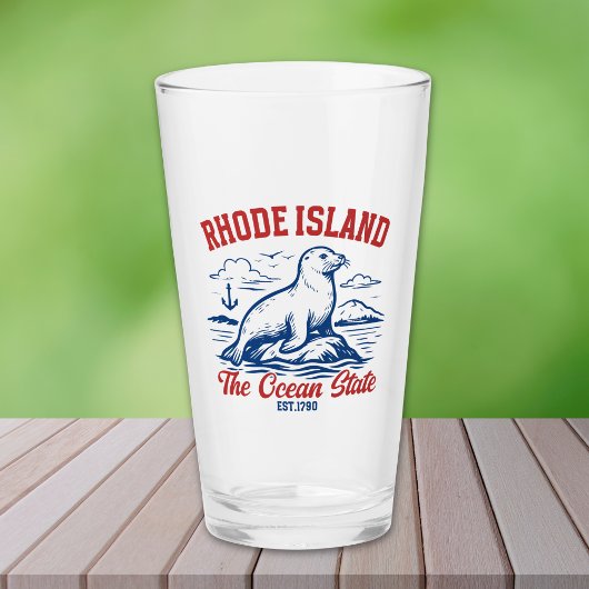Rhode Island Beach Vibes Gift Idea Glas