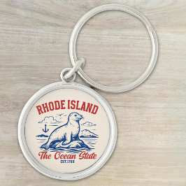 Rhode Island Beach Vibes Gift Idea Schlüsselanhänger