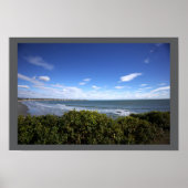 Rhode Island Beach Waterscape Poster (Vorne)