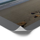 Rhode Island Beach Waterscape Poster (Ecke)