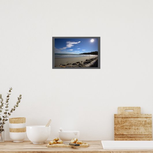Rhode Island Beach Waterscape Poster (Küche)