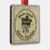 Rhode Island Biker Ornament Aus Metall (Rechts)